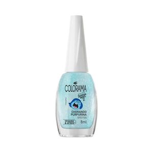 Esmalte Cremoso Colorama Divertidamente 2 Chorando Purpurina 8ml