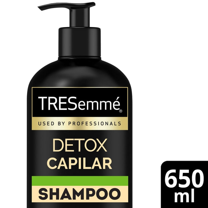 【6個セット】 THE SHAMPOO Shampoo Tresemmé Detox Capilar 650ml | Farmácia Online Drogal
