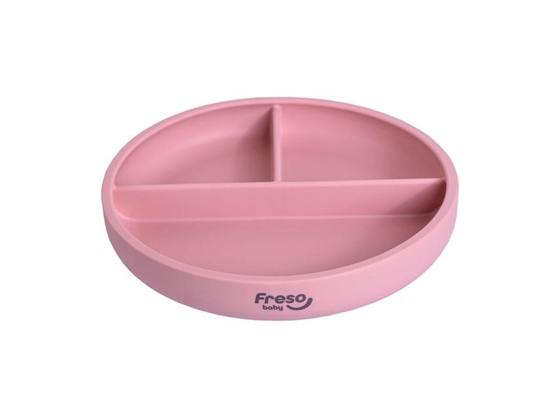 prato-infantil-de-silicone-com-ventosa-e-divisoria-freso-baby-rosa-farmacia-online-drogal