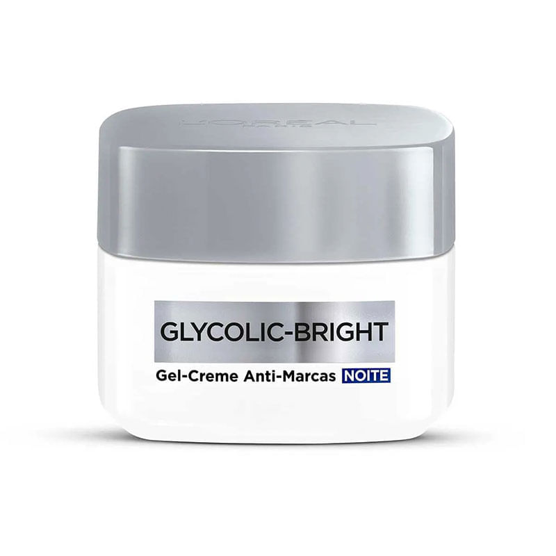 Gel Creme Noturno Anti-Marcas L'Oreal Paris Glycolic Bright 49g