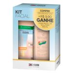 kit-protetor-solar-facial-isdin-fusion-water-cor-clara-fps50-50ml-agua-micelar-isdin-solution-400ml-farmacia-online-drogal
