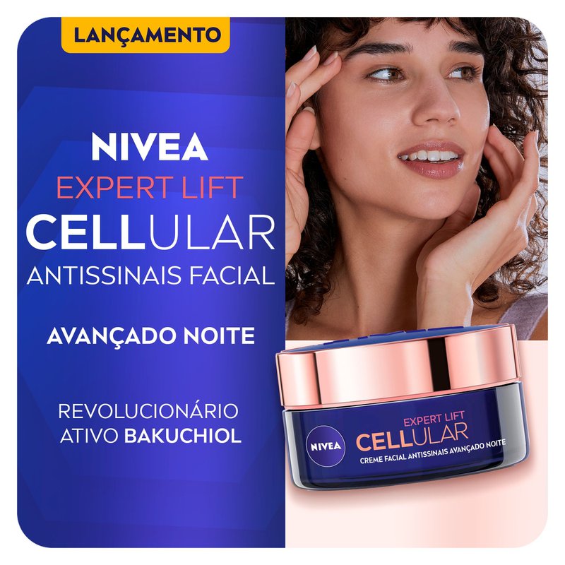 Creme Facial Antissinais Nivea Cellular Lift Noite 50ml | Farmácia