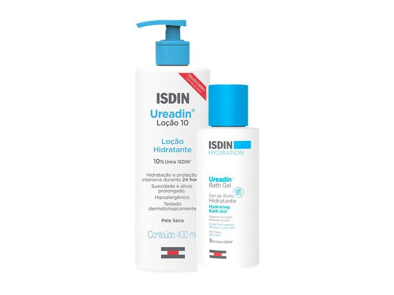 kit-locao-hidratante-isdin-ureadin-10-400ml-gel-de-banho-hidratante-isdin-ureadin-bath-100ml