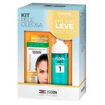 Kit-Protetor-Solar-Facial-Isdin-Fusion-Water-Sem-Cor-FPS60-50ml---Espuma-de-Limpeza-Facial-Oily-Skin-Acniben-1-150ml