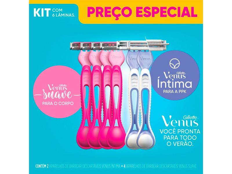kit-aparelho-de-depilar-gillette-venus-suave-4-unidades-venus-intima-2-unidades-farmacia-online-drogal