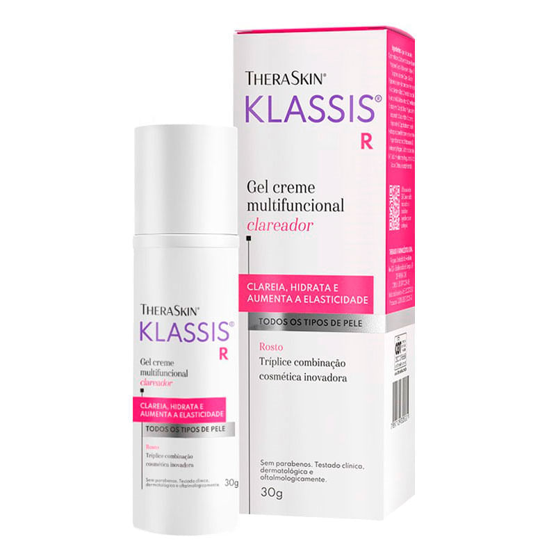 Gel Creme Multifuncional Clareador Theraskin Klassis R - Drogal