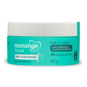 Gel Creme Hidratante Monange Facial Hidra Matte Anti-oleosidade 80g