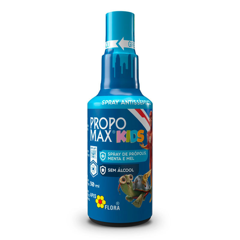 Propomax Kids -  Spray de Extrato de Própolis Verde Sabor Menta 30ml - Apis Flora