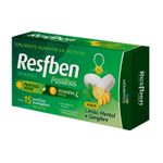 suplemento-alimentar-resfben-sabor-limao-mentol-e-gengibre-15-pastilhas-mastigaveis-farmacia-online-drogal
