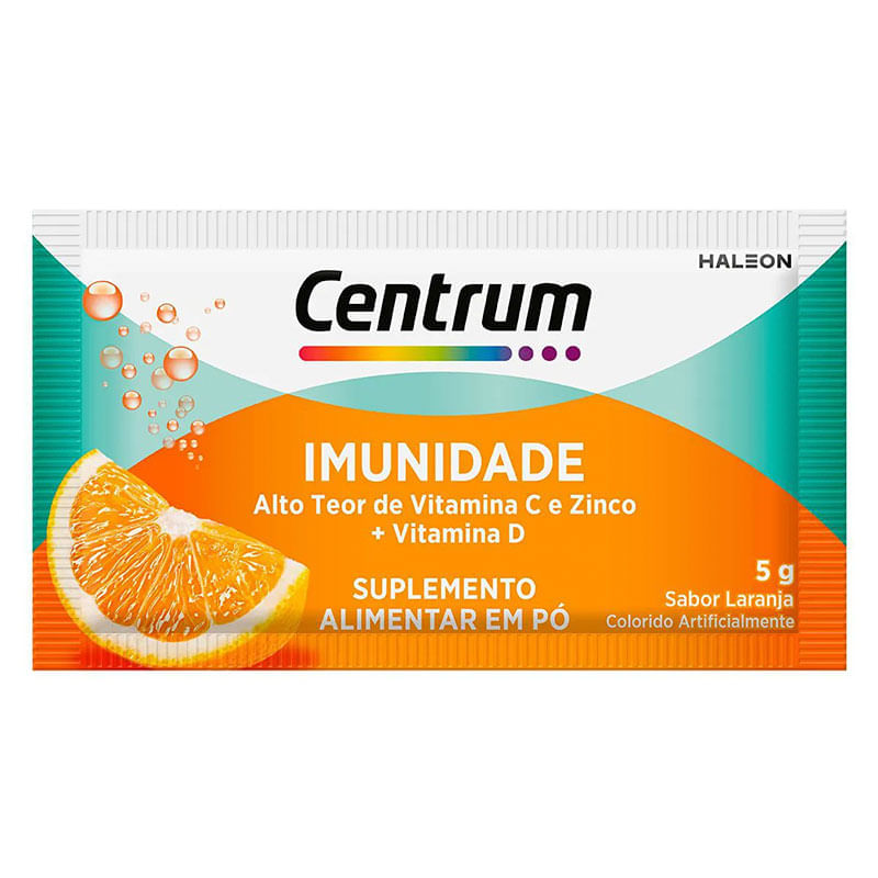 Suplemento Alimentar Centrum Imunidade Solução em Pó Efervescente Sabor ...