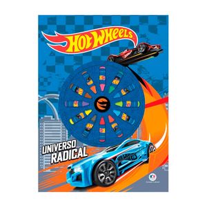 Livro Giz de Cera Hot Wheels Universo Radical 1 Unidade