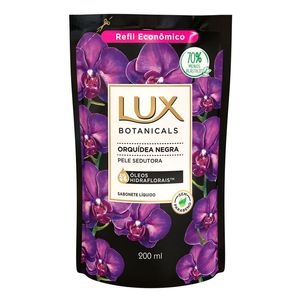 Refil Sabonete Líquido Lux Botanicals Orquídea Negra 200ml