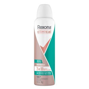Desodorante Antitranspirante Aerosol Rexona Clinical Refresh 96h 150ml