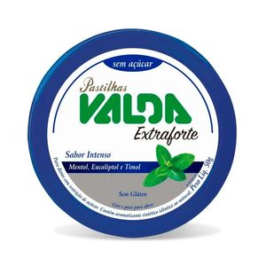 Pastilha Valda Friends Extra Forte Sabor Mentol, Eucaliptol e Timol Sem Açúcar 50g