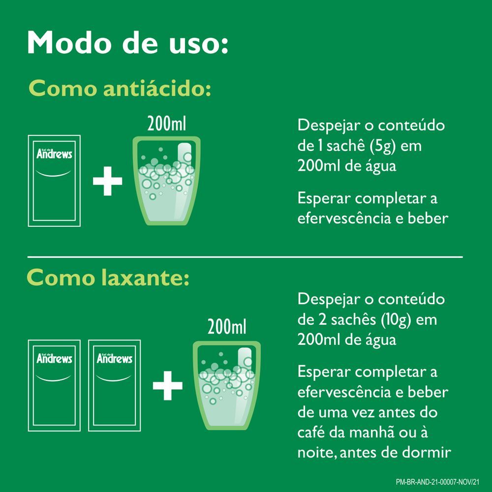 Encontraproduto.com.br - Sal De Andrews Com 1x5gr Saches