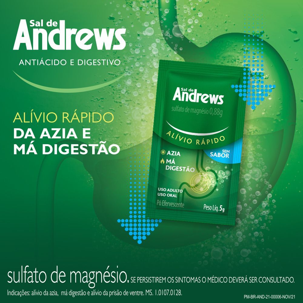 Encontraproduto.com.br - Sal De Andrews Com 1x5gr Saches