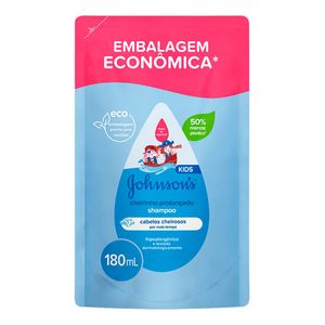 Refil Shampoo Johnson's Baby Cheirinho Prolongado 180ml