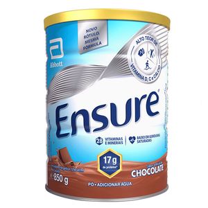 Suplemento Nutricional Ensure Sabor Chocolate 850g
