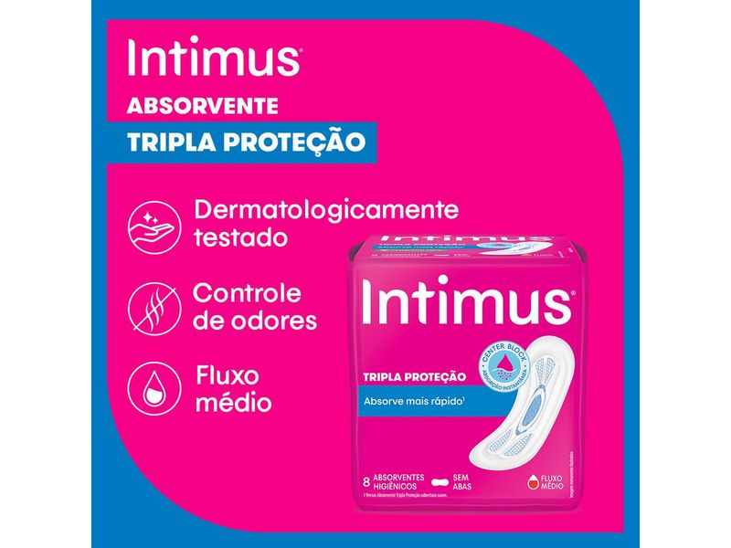 absorvente-intimus-tripla-protecao-extra-suave-sem-abas-8-unidades-farmacia-online-drogal