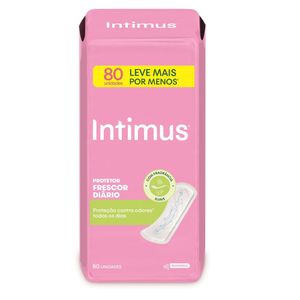 Protetor Diário Intimus Frescor Diário 80 Unidades