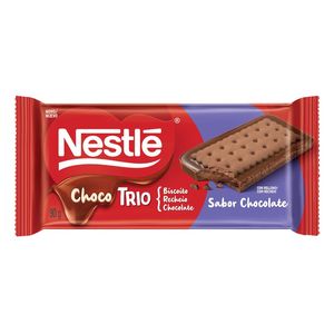 Chocolate Chocotrio Nestlé Sabor Chocolate 90g