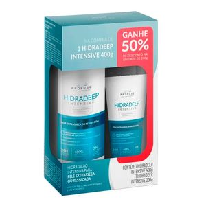 Kit Hidratante Profuse Hidradeep Intensive 400g + Hidratante Profuse Hidradeep Intensive 200g