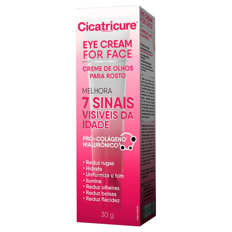 Creme para Olhos Cicatricure Eye Cream For Face 30g | Farmácia