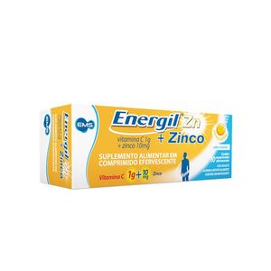 Energil Zn + Zinco + Vitamina C 10 Comprimidos Efervescentes
