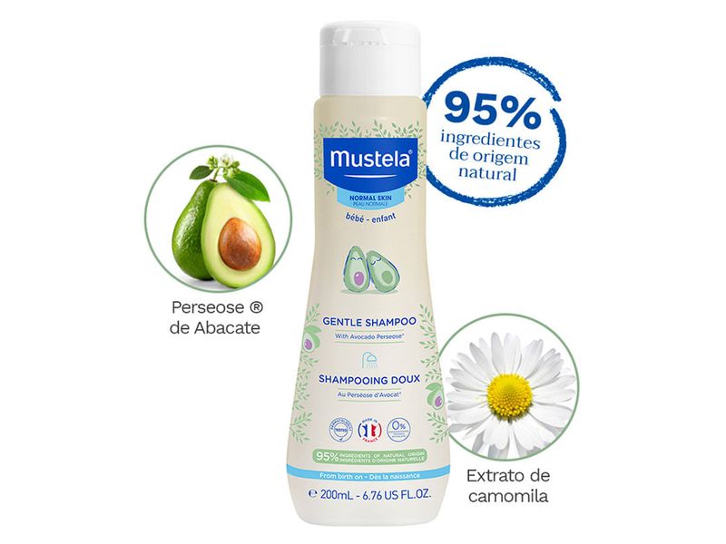 shampoo-suave-infantil-mustela-com-abacate-organico-200ml-farmacia-online-drogal