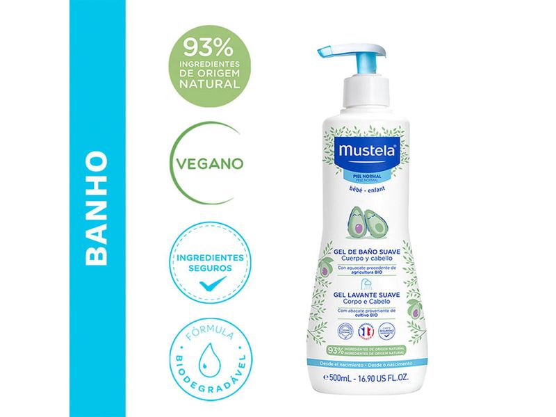 gel-lavante-suave-mustela-com-abacate-organico-500ml-farmacia-online-drogal