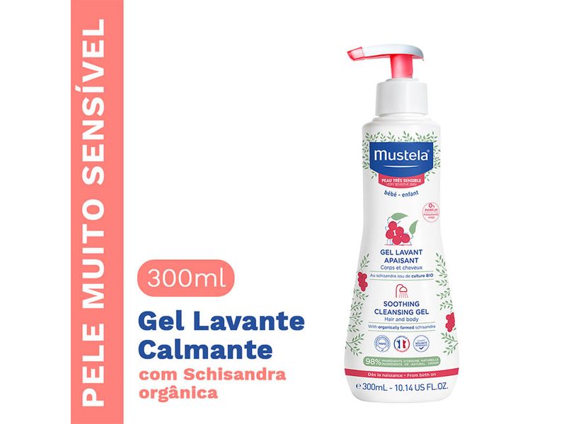 gel-lavante-calmante-mustela-com-schisandra-organica-300ml-farmacia-online-drogal