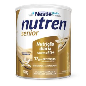 Complemento Alimentar Nutren Senior Sabor Baunilha 740g