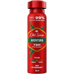 Desodorante Antitranspirante Aerossol Masculino Old Spice Aventura 150ml