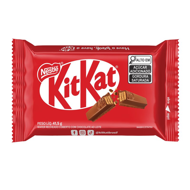 KitKat Cherry Vanilla 41,5g – Sabor Cereja e Baunilha