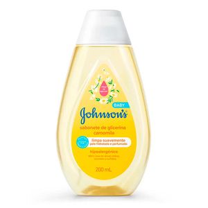 Sabonete Líquido Johnson's Baby Glicerina Camomila 200ml