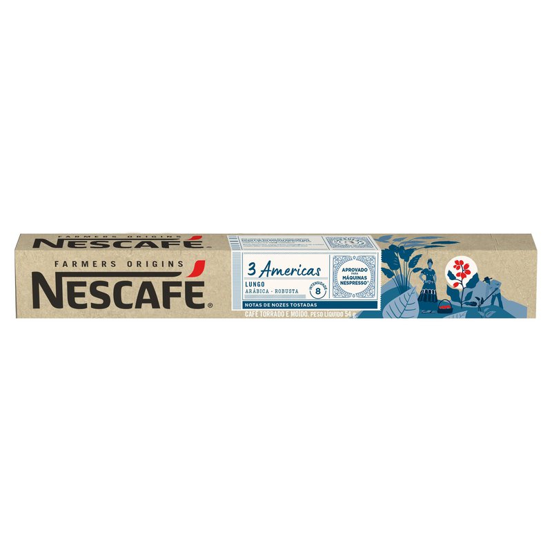 Cápsula de Café Nescafé 3 Américas 54g