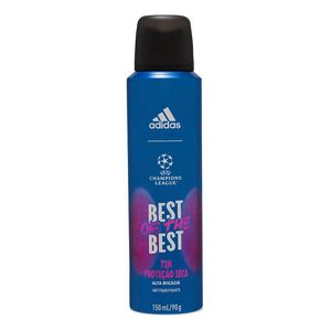 Desodorante Antitranspirante Aerossol Masculino Adidas UEFA Best Of The Best 150ml