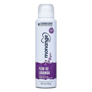 Desodorante Antitranspirante Aerossol Monange Flor de Lavanda 150ml