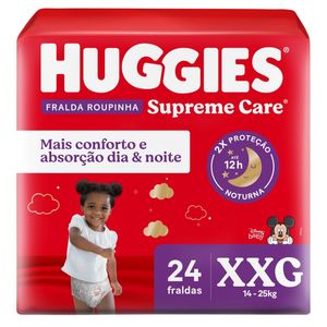 Fralda Huggies Roupinha Supreme Care XXG 24 Unidades