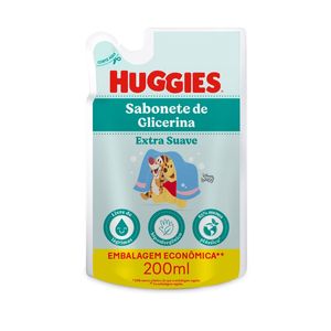 Refil Sabonete Líquido Huggies Extra Suave 200ml