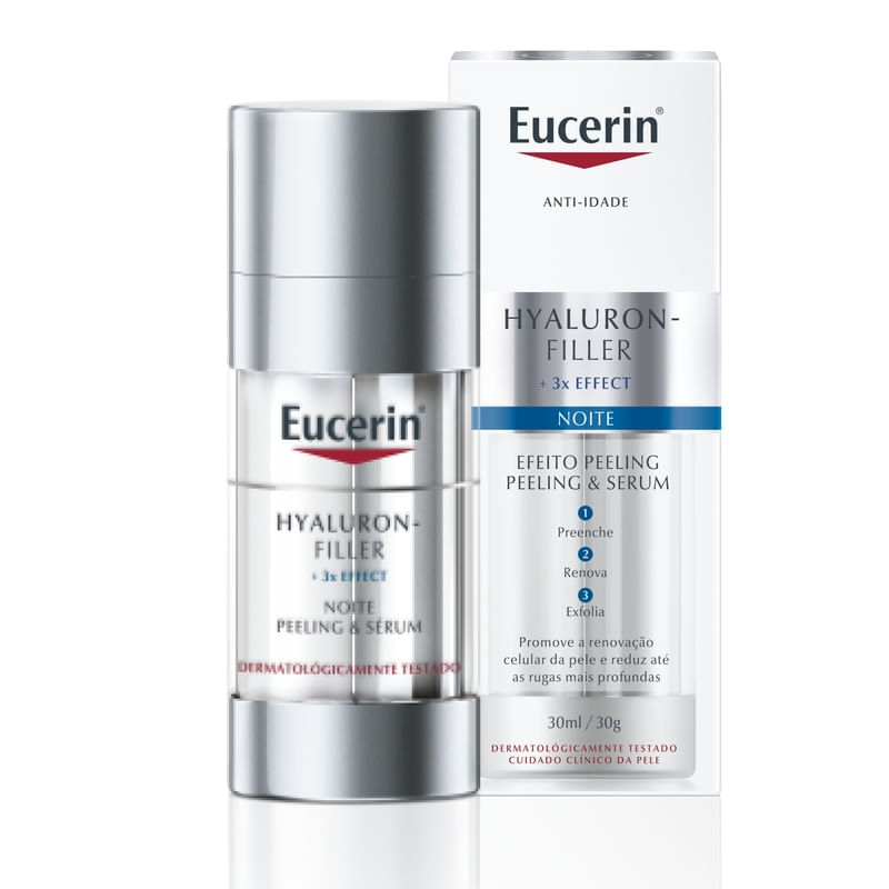 Hyaluron-Filler Noite Serum Peeling 30Ml - Eucerin