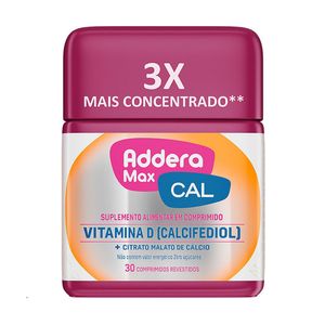 Suplemento Alimentar Addera Max Cal 30 Comprimidos Revestidos