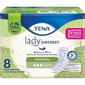 Absorvente para Incontinência Urinária Tena Lady Discreet Normal 8 Unidades