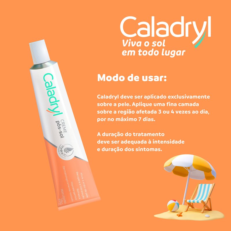 Encontraproduto.com.br - Creme Caladryl Pos Sol 28G