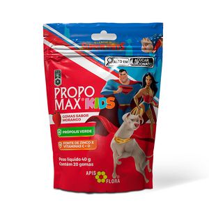Propomax Kids Gomas de Própolis Sabor Morango 40g