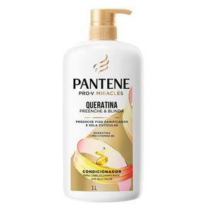 Condicionador Pantene Pro-v Miracles Queratina Preenche & Blinda 1 Litro