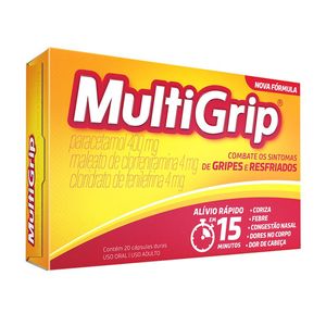 Antigripal Multigrip 20 Cápsulas Duras