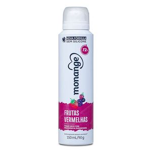Desodorante Antitranspirante Aerossol Monange Frutas Vermelhas 150ml