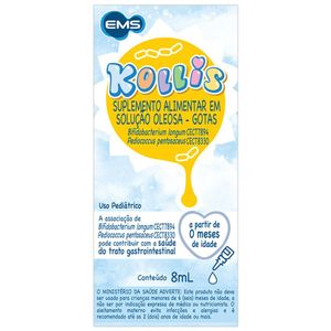 Suplemento Alimentar Infantil Kollis Solução Oleosa Gotas 8ml