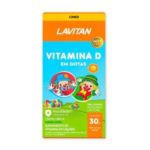 Suplemento Vitamínico Líquido Infantil Lavitan Patati Patatá Sabor Limão 30ml
